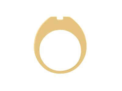 Solitario Per Pietra Da 6 Mm, Oro Giallo 18 Carati. Rif. Sf60-90 - Immagine Standard - 1