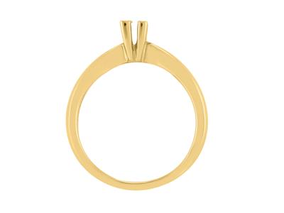 Solitario 4 Griffe Per Pietra Da 4 Mm, Oro Giallo 18 Carati. Rif. Sv20/25 - Immagine Standard - 1