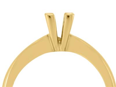 Solitario 4 Griffe Per Pietra Da 4,5 Mm, Oro Giallo 18 Carati. Rif. Sv30/35 - Immagine Standard - 3