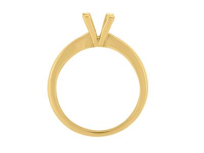 Solitario 4 Griffe Per Pietra Da 5,5 Mm, Oro Giallo 18 Carati. Rif. Sv60/70 - Immagine Standard - 1