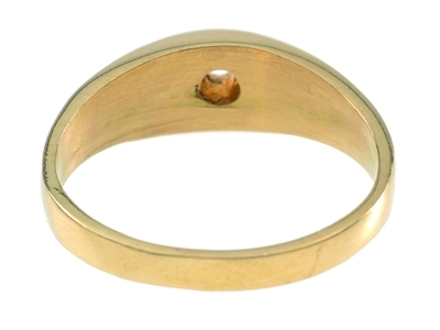 Anello Con Incastonatura Pesante Per Pietre Di 2 Mm, Oro Giallo 18 Carati. Rif. Bjo43 - Immagine Standard - 1