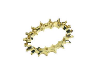 Anello Incastonato Con 4 Griffe 1 Fila, Oro Giallo 18k. Rif. 365 - Immagine Standard - 1