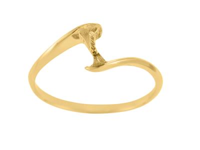 Anello Per Perla Da 7 A 9 Mm, Oro Giallo 18 Carati. Rif. Bg53 - Immagine Standard - 2