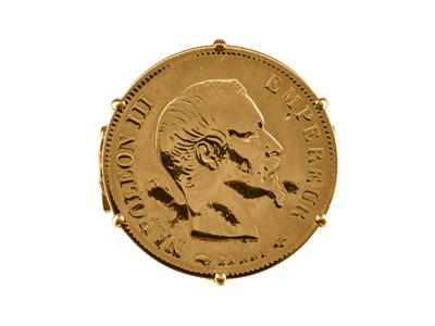Anello Porta Monete 10 Franchi, Setcon 6 Artigli, Personalizzabile, O Ro Rose18k 4n - Immagine Standard - 4