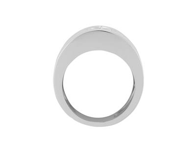 Anello Per Perle Da 8 A 9 Mm, Argento 925 Rodiato. Rif. Bg224 - Immagine Standard - 1