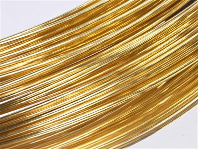 Filo A Sezione Tonda Df, 1 Mm, Oro Giallo Da 9 Kt, 100 Oro Riciclato