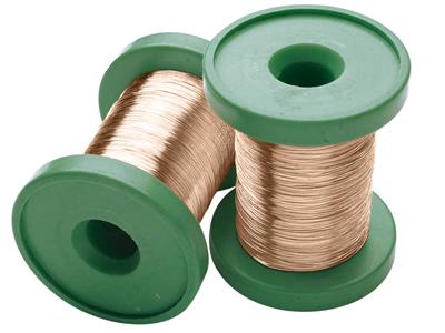 Filo Tondo Laser Oro Rosa 18 Caratiricotto, 0,20 MM - Immagine Standard - 1