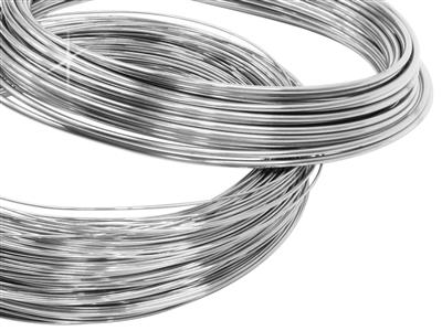 Filo Tondo Argento 925 Lavorato A Freddo, 0,80 Mm, Corona Da 6 Metri - Immagine Standard - 1