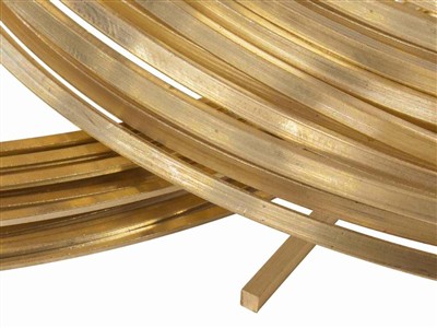 Filo Quadrato In Oro Giallo 18k 3n Ricotto, 5,00 MM