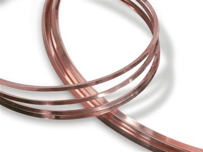 Filo Quadrato In Oro Rosa 18 Carati Ricotto, 2,00 Mm, - Immagine Standard - 2