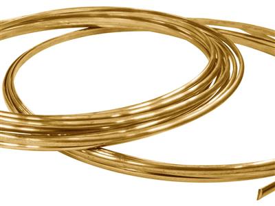 Filo D'oro Giallo 18k 3n Ricotto, 8,00 X 2,00 MM - Immagine Standard - 1