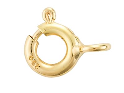 Anello A Molla Standard 5 Mm, Oro Giallo 9k N. Art. 07052 - Immagine Standard - 2