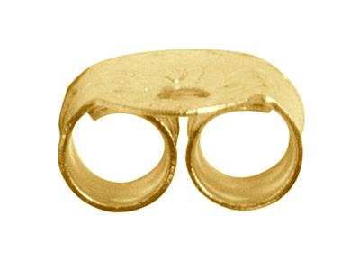 Chiusura A Farfalla Belga, Giallo Oro 9. Rif. Sc30, Confezione Da 3 Paia 100 Oro Riciclato