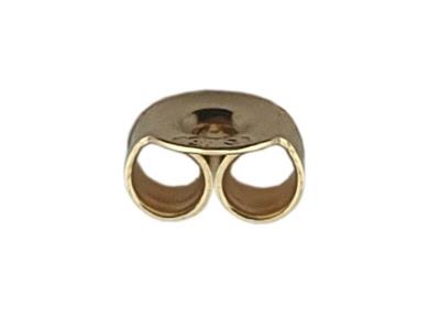 Chiusura A Farfalla Belga Liscia, Oro Giallo 9k Rif. 7405, Coppia