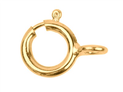 Anello A Molla 4,50 Mm, Oro Giallo 14 Carati. Codice 07051