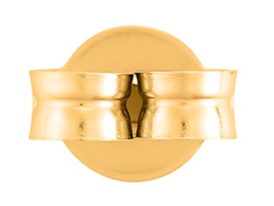 Farfallina Belga Liscia, Oro Giallo14 Carati. Codice 07439, Ciascuno - Immagine Standard - 2
