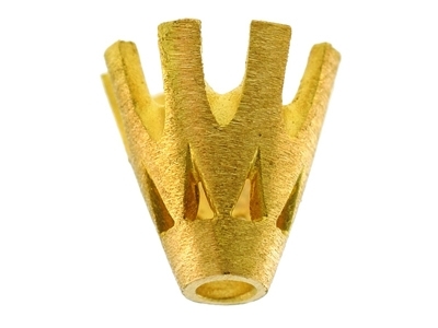 Lunetta A 8 Griffe Per Pietra Rotonda Da 5 Mm, Oro Giallo 18 Carati. Rif. 2020 - Immagine Standard - 2