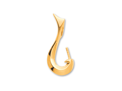 Ciondolo A Gancio Per Perla Da 5 A 7 Mm, Oro Giallo 18 Carati. Rif. Pe122