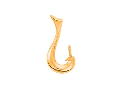 Ciondolo A Gancio Per Perla Da 5 A 7 Mm, Oro Giallo 18 Carati. Rif. Pe122 - Immagine Standard - 2