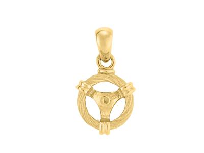 Ciondolo Boa Per Perla Da 8 A 11 Mm, Oro Giallo 18 Carati. Rif. Pec12