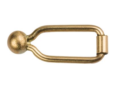 Chiusura Di Sicurezza, Oro Giallo Da 18 Kt, 100% Oro Riciclato - Immagine Standard - 1