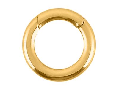 Chiusura Rotonda Invisibile 12 Mm, Oro Giallo 18 Carati. Ref. 28026, Al Pezzo