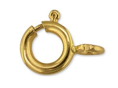 Anello A Molla Standard 5,5 Mm, Orogiallo 18 Carati. Rif. 07052 - Immagine Standard - 1