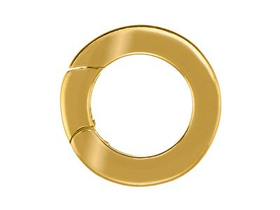 Chiusura Invisibile 12,20 Mm, Tubo Piatto, Oro Giallo 18k 3n