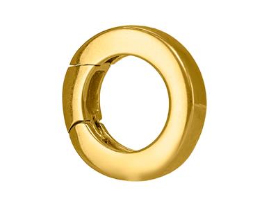 Chiusura Invisibile 12,20 Mm, Tubo Piatto, Oro Giallo 18k 3n - Immagine Standard - 2