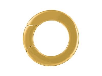 Chiusura Invisibile 13,50 Mm, Tubo Piatto, Oro Giallo 18k 3n