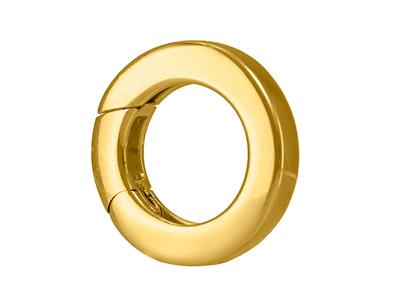 Chiusura Invisibile 13,50 Mm, Tubo Piatto, Oro Giallo 18k 3n - Immagine Standard - 2