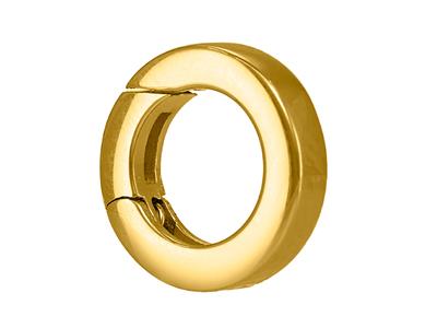 Chiusura Invisibile 9,90 Mm, Tubo Piatto, Oro Giallo 18k 3n