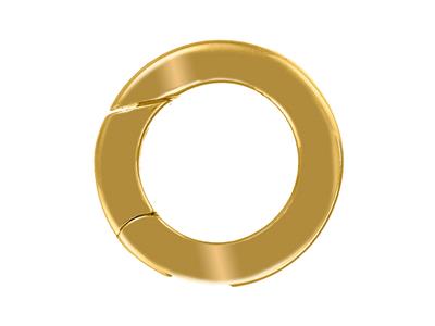 Chiusura Invisibile 9,90 Mm, Tubo Piatto, Oro Giallo 18k 3n - Immagine Standard - 2