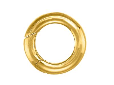 Chiusura Invisibile 10 Mm, Tubo Tondo, Oro Giallo 18k 3n
