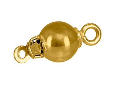 Chiusura Prigioniero, Sfera Liscia 6 Mm, 18kt Oro Giallo - Immagine Standard - 2