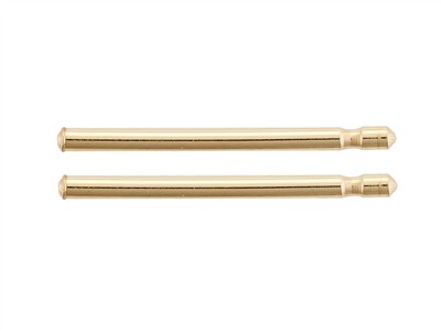 Stelo Semplice Per Farfalla 0,9 X 13 Mm, Oro Giallo 18k. Rif. 07407, Al Pezzo - Immagine Standard - 3