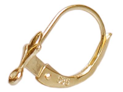 Dormiente Con Anello Aperto, Motivogiglio, Oro Giallo 18k, Rif. 07437 , Unit
