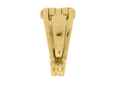 Cerniera Apribile Da 11 Mm, Doppia Sicurezza Con Anello, Oro Giallo 18kt. Rif. 07243 - Immagine Standard - 2