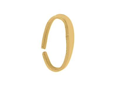Asola Triangolare Chiuso 7,5 X 3,5 Mm, Oro Giallo 18k. Rif. 07230 - Immagine Standard - 2