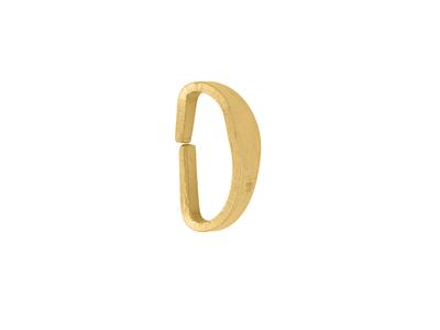 Asola Triangolare Chiuso 9 X 4 Mm, Oro Giallo 18k. Rif. 07231 - Immagine Standard - 3