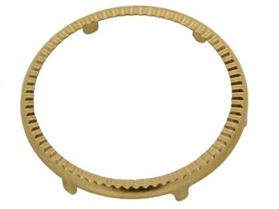 Incassatura Cesellata Per Moneta Da10 Franchi, Oro Giallo 18k. Rif. 0 2504