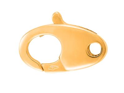 Chiusura A Moschettone Menotte 13 Mm, Oro Giallo 18 Carati. Rif. 07120 - Immagine Standard - 1