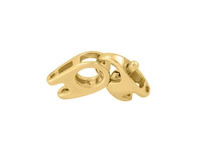 Doppio Fermaglio Menotte 21 X 7 Mm,oro Giallo 18k. Rif. 17168mm - Immagine Standard - 2