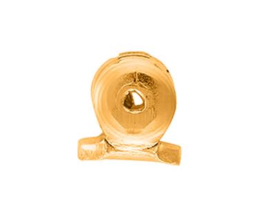 Sistema Con Perno Cerniera 3,7 Mm, Oro Giallo 18 Carati. Rif. 07219-7