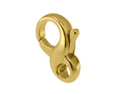 Chiusura A Menotta A Forma Di Otto 9,80 Mm, Oro Giallo 18 Carati. Rif.17067 - Immagine Standard - 2