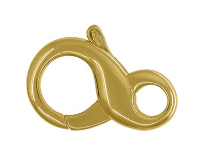 Moschettone In Otto 15,70 Mm, 18kt Oro Giallo. Rif. 17068 - Immagine Standard - 1
