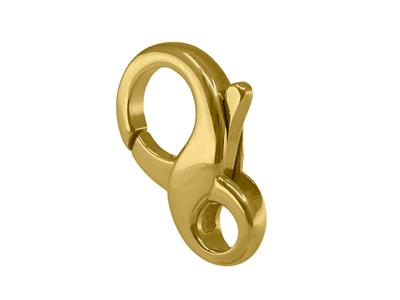 Moschettone In Otto 15,70 Mm, 18kt Oro Giallo. Rif. 17068 - Immagine Standard - 2