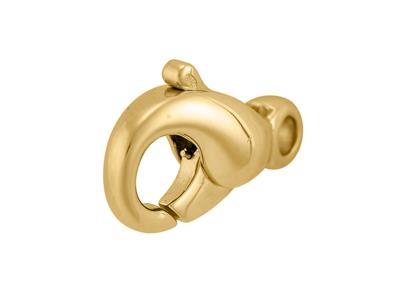 Chiusura Per Manetta Barocche Fusa 17 Mm, Oro Giallo 18 Carati. Rif. 17018 - Immagine Standard - 2