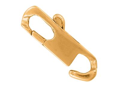 Chiusura Per Manette In Maglia, 27x10 Mm, Oro Giallo 18k 3n - Immagine Standard - 1