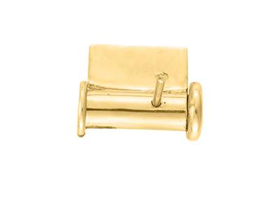 Sistema Di Spille Gancio A Pompa 7 Mm, Oro Giallo 18 Carati Ref. 07211-2 - Immagine Standard - 1